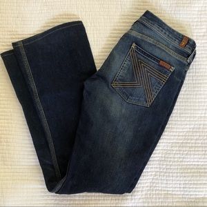 7FAM Flynt Bootcut. Size 28